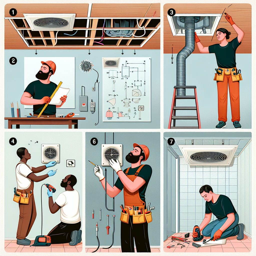 How to install a bathroom ventilation system