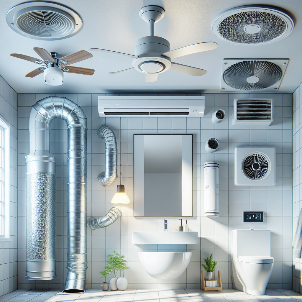 Affordable bathroom ventilation systems