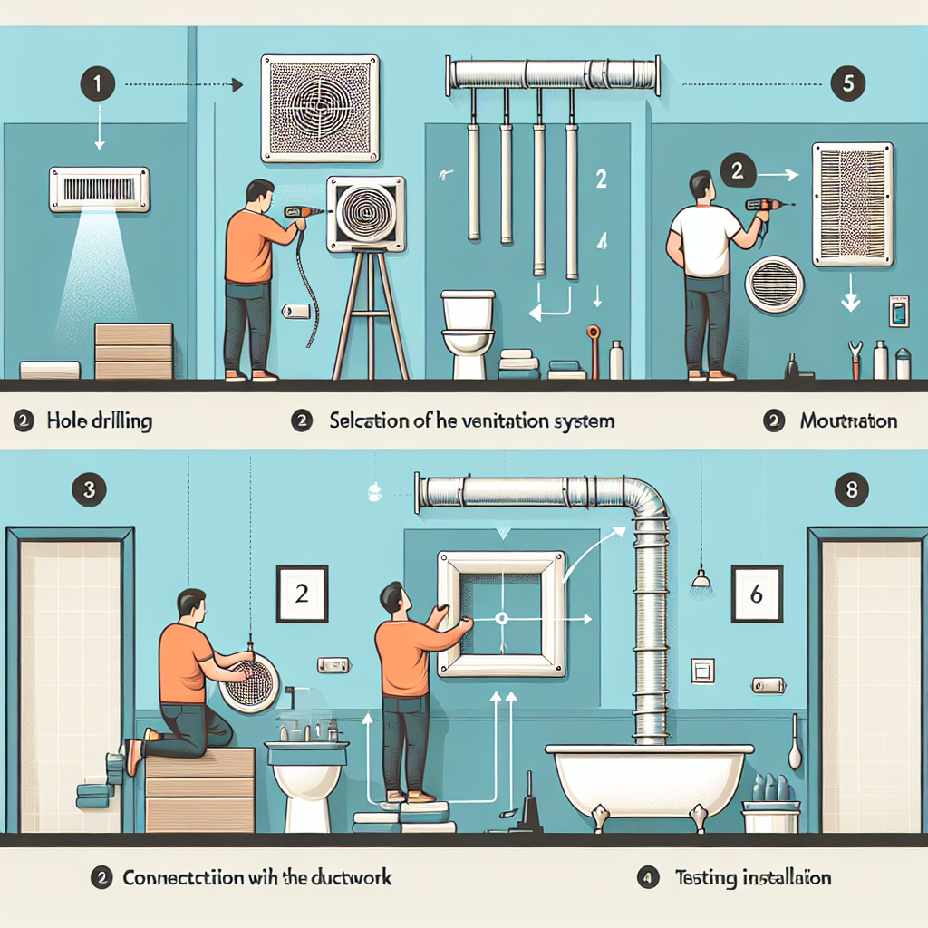 How to install a bathroom ventilation system