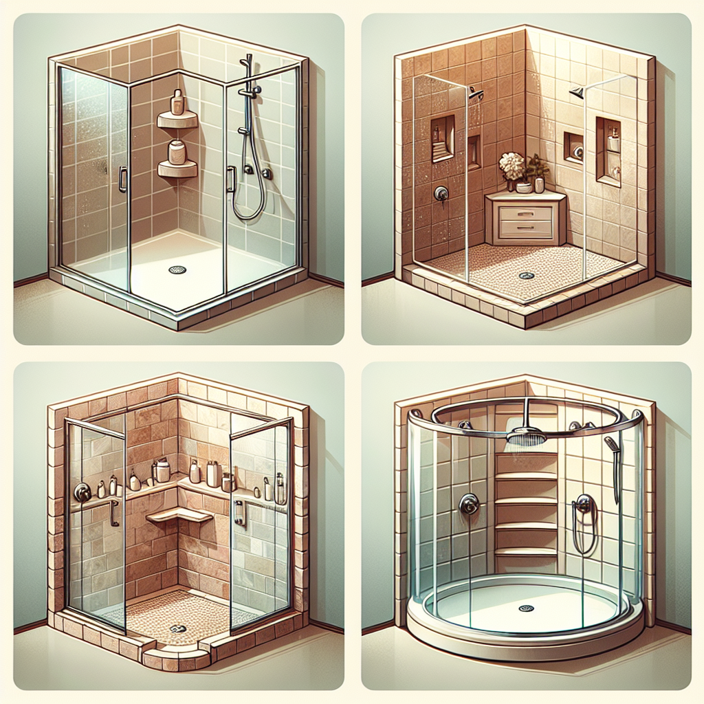 Types of shower enclosures