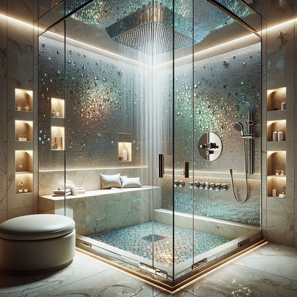 Luxury shower enclosure features