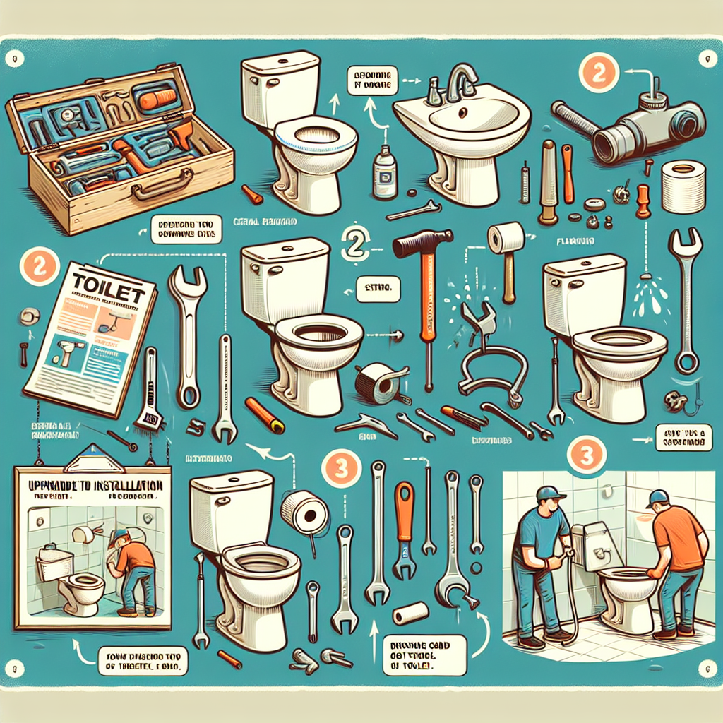 Toilet upgrade and installation DIY tutorials