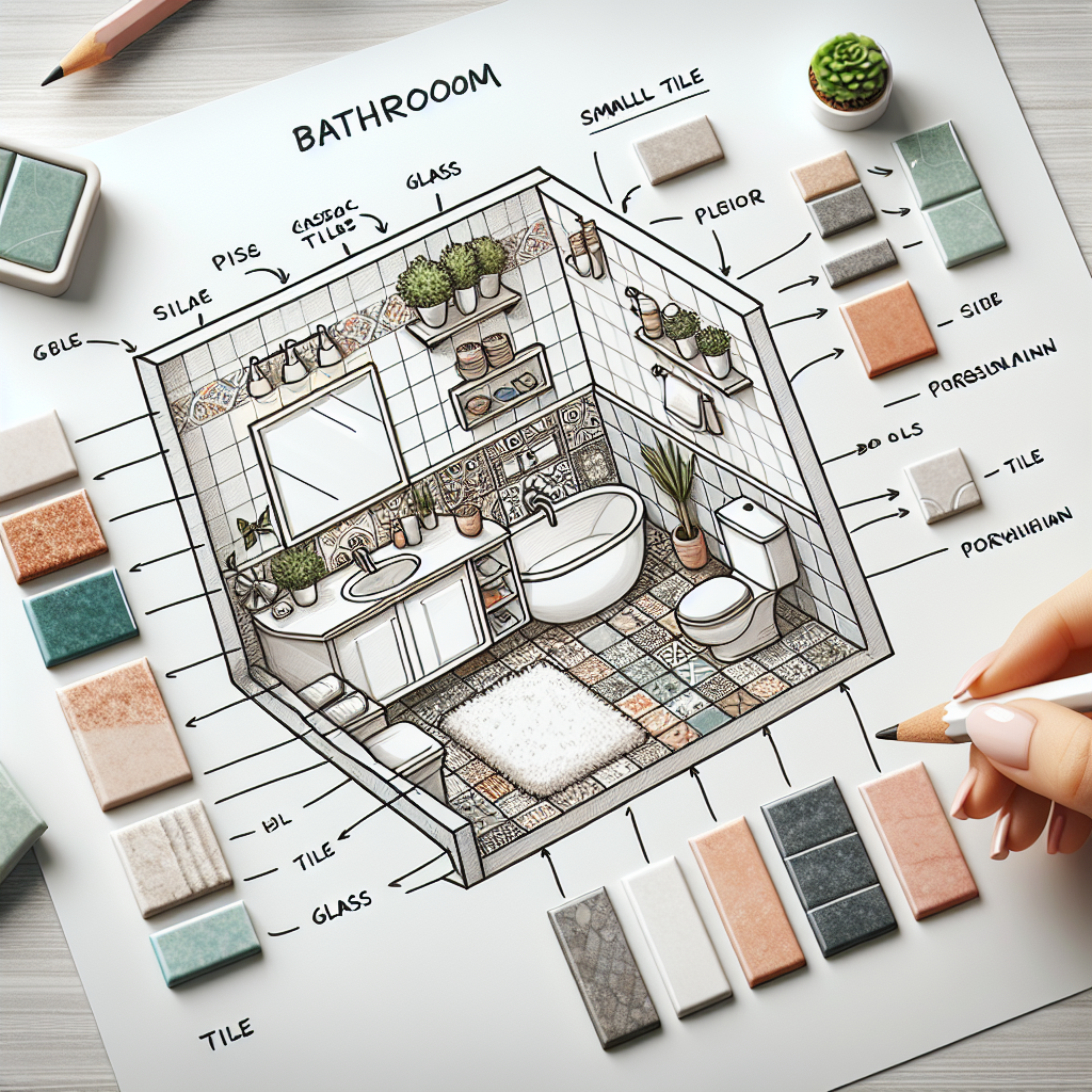 How to choose bathroom tiles for small spaces