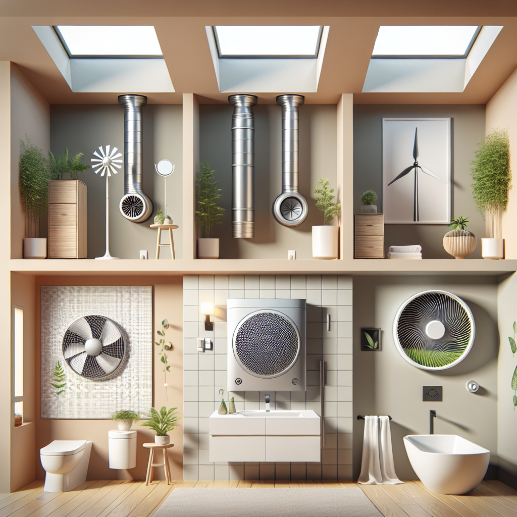 Energy-efficient bathroom ventilation systems