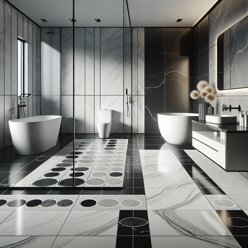 Modern and stylish bathroom flooring ideas